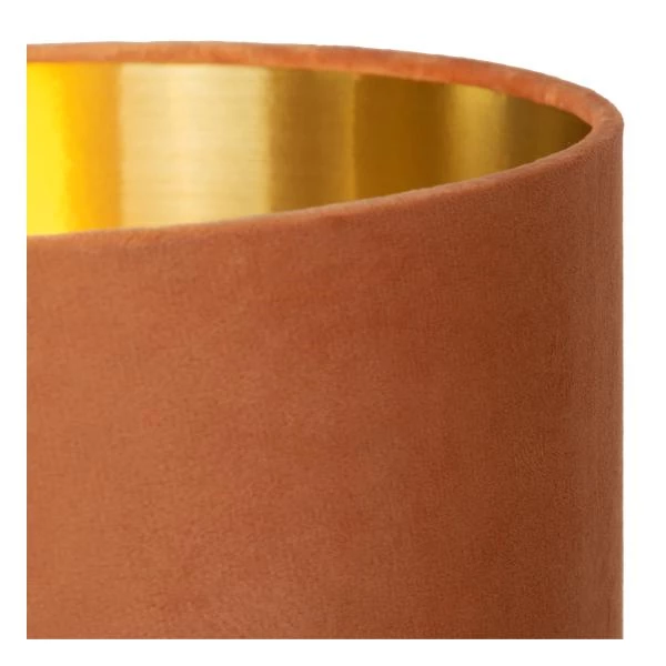 Lucide ESTERAD - Tafellamp - Ø 24 cm - 1xE14 - Oranje - detail 1
